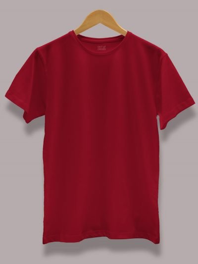 T-shirt rouge pour hommes